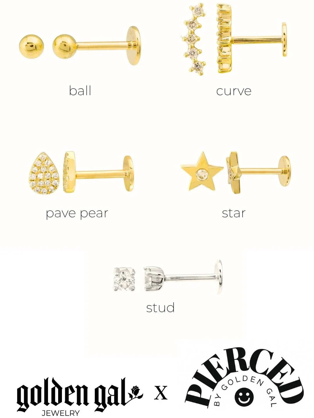 Your Ear Called&hellip; it&rsquo;s tired of ugly backings. 

Just Launched 🚀 Solid 14K Gold FLATBACKS by Golden Gal💎