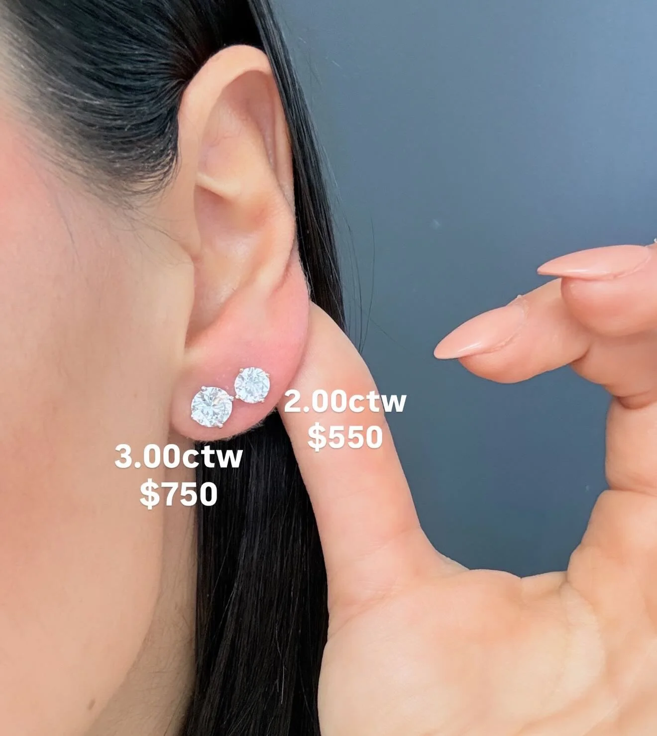 6 DAYS LEFT TO SHOP OUR MAY DIAMOND EVENT PRICING 💎 🌹
&bull; our famous &ldquo;no-flop&rdquo; , custom setting studs 
&bull; set in 14 karat gold
&bull; no appointment needed to shop 
&bull; nationwide shipping
&bull; sale applies to round shape, o