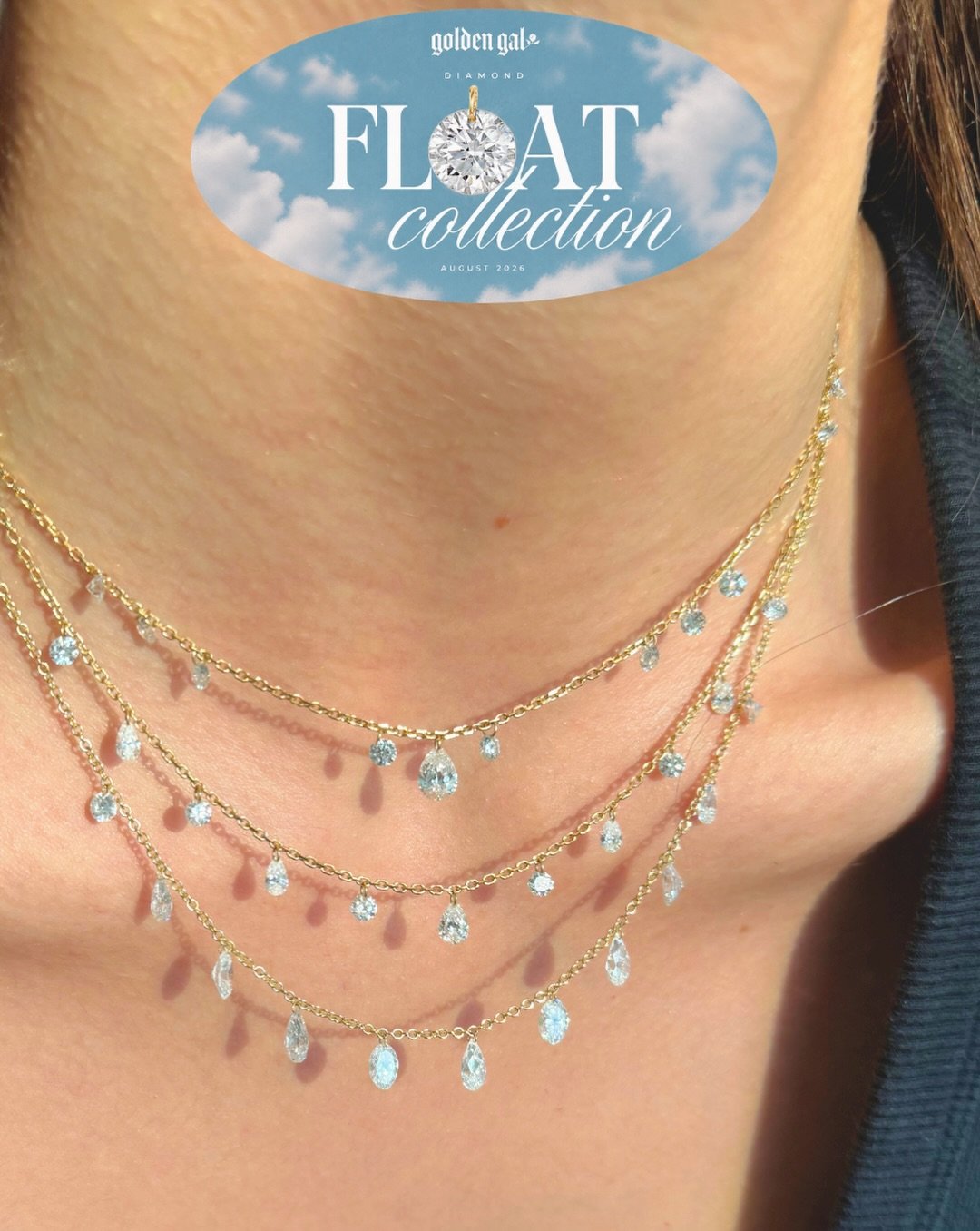 Maximum sparkle. Zero flipping.

The Float Collection was designed to move freely, shine from every angle, &amp; feel as effortless as it looks. ✨✨ Shop online &amp; in store
