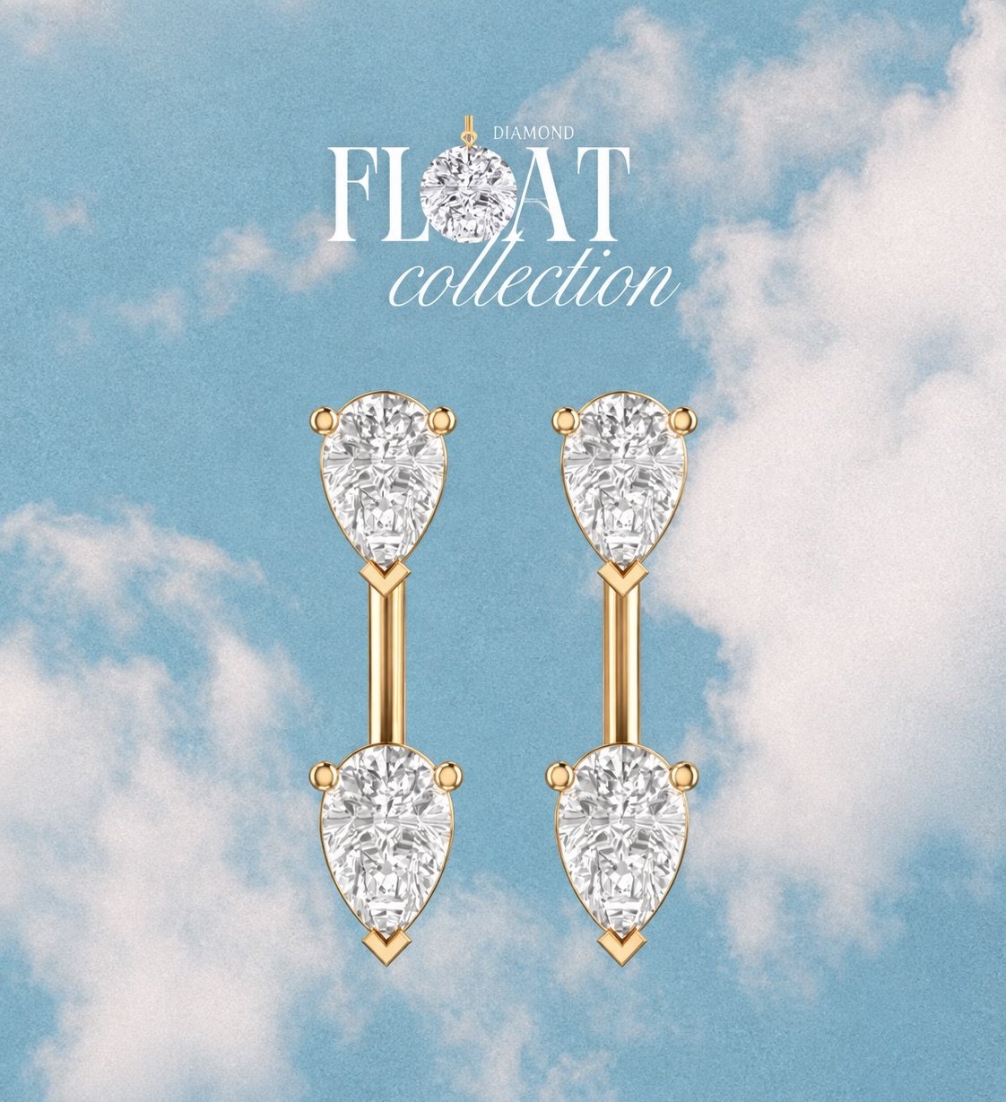 Just add SKIN 💎 &amp; watch the diamonds FLOAT right off your lobe &hellip; Designed in House by Golden Gal