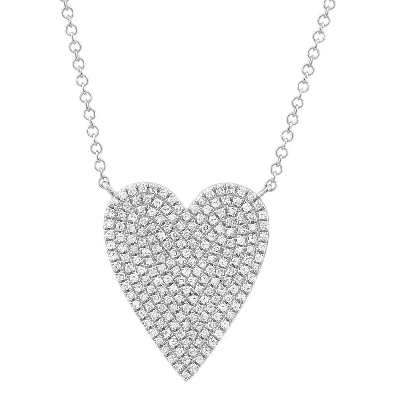MEDIUM PUFF HEART NECKLACE