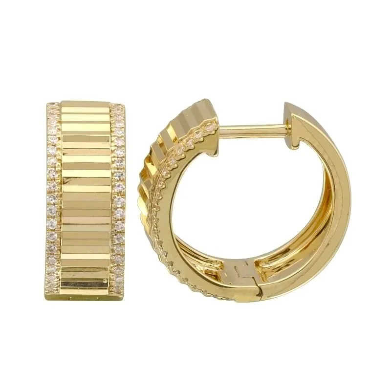 FLUTED DIAMOND HUGGIES - MEDIUM