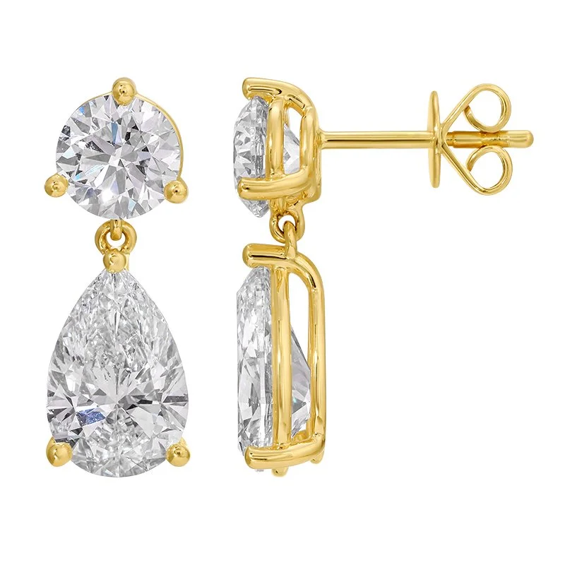 DANGLING PEAR EARRINGS