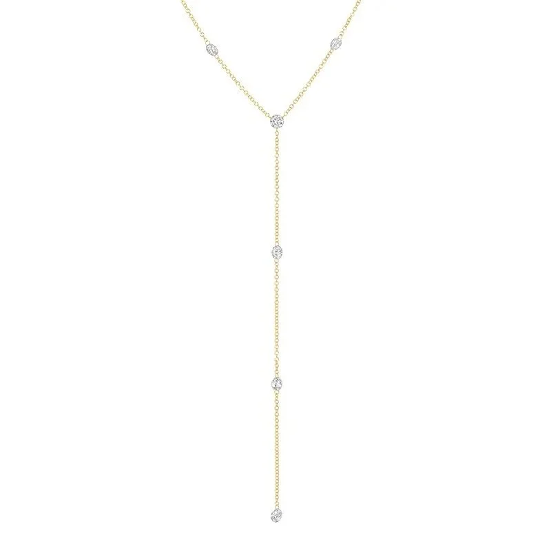 LARIAT FLOAT NECKLACE