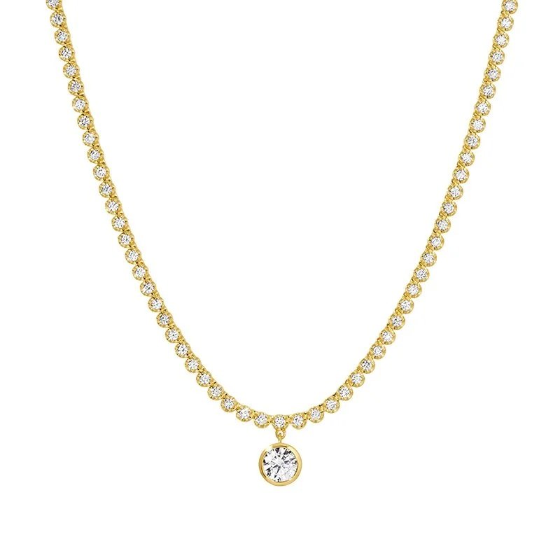 TENNIS DROP NECKLACE