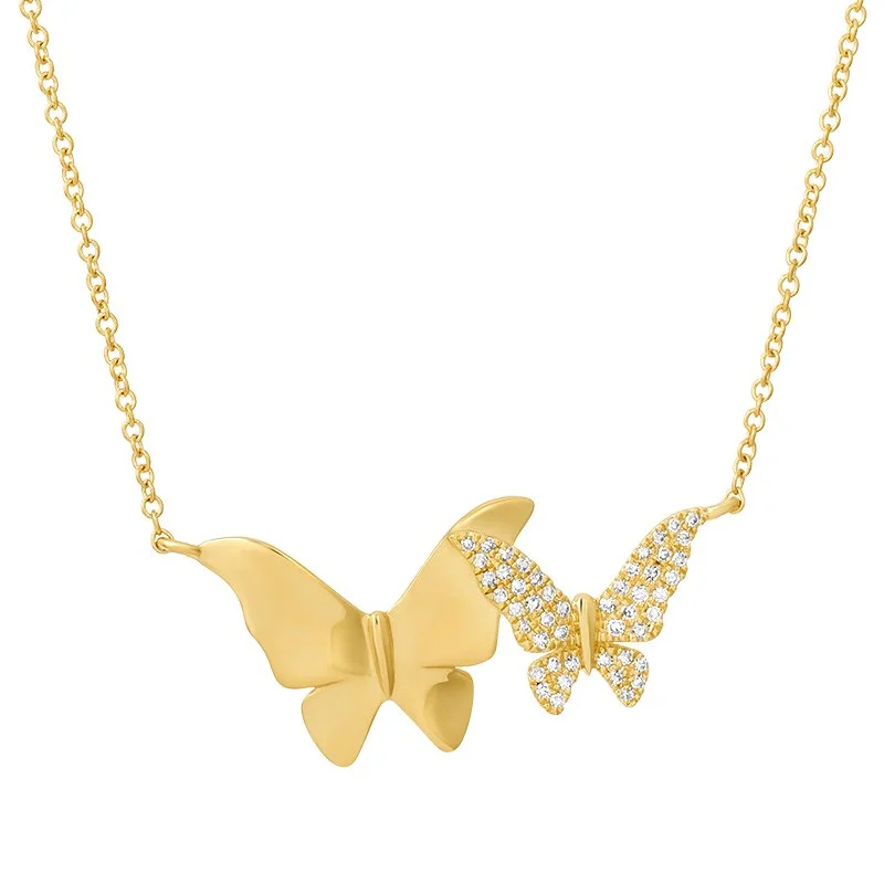 BUTTERFLY DUO NECKLACE