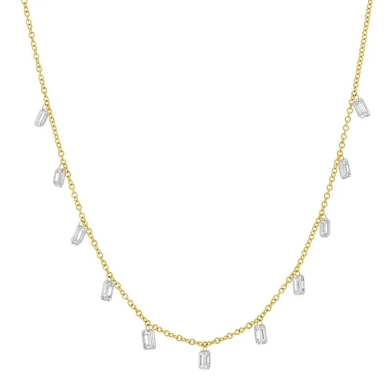 EMERALD FLOAT NECKLACE