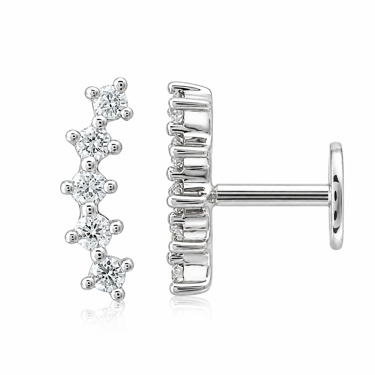 DIAMOND CURVE FLATBACKS