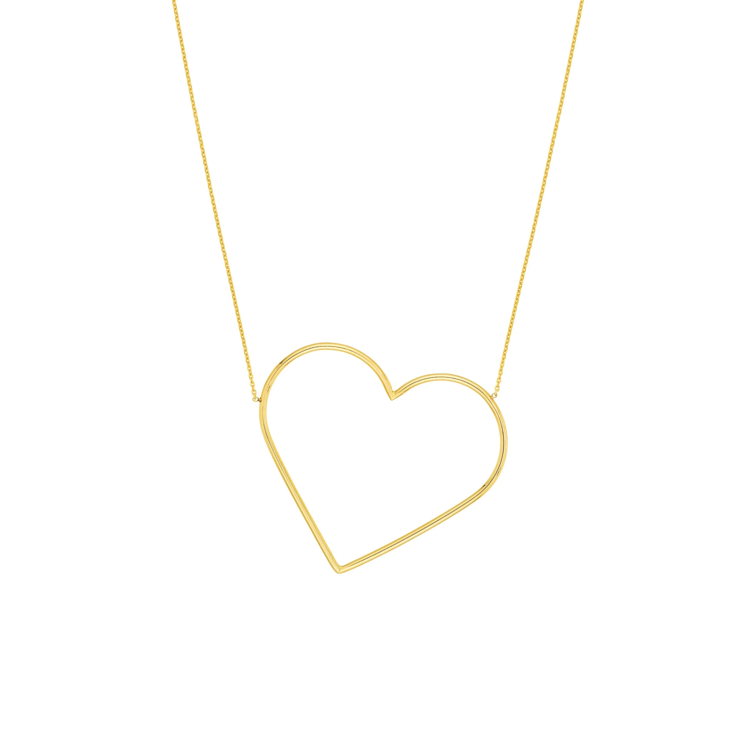 JUMBO HEART NECKLACE