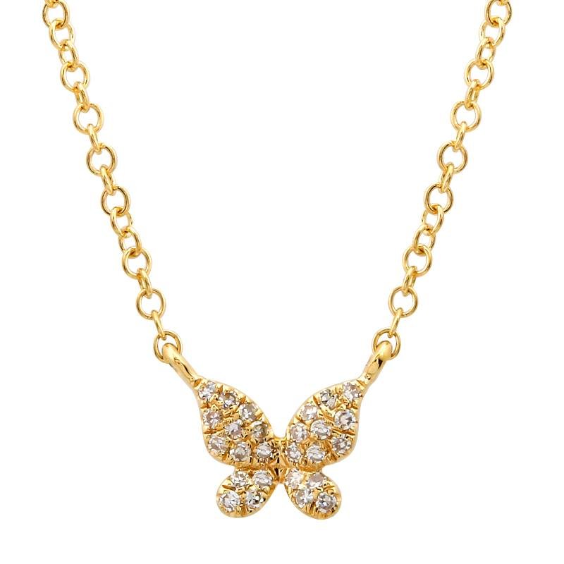 DIAMOND BUTTERFLY NECKLACE No.2
