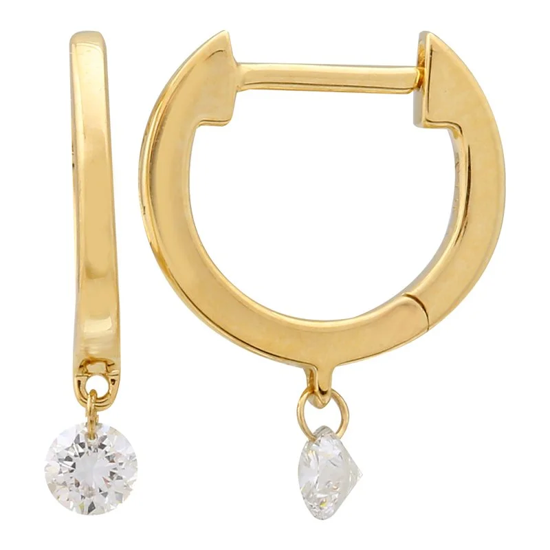 DIAMOND FLOAT GOLD HUGGIES