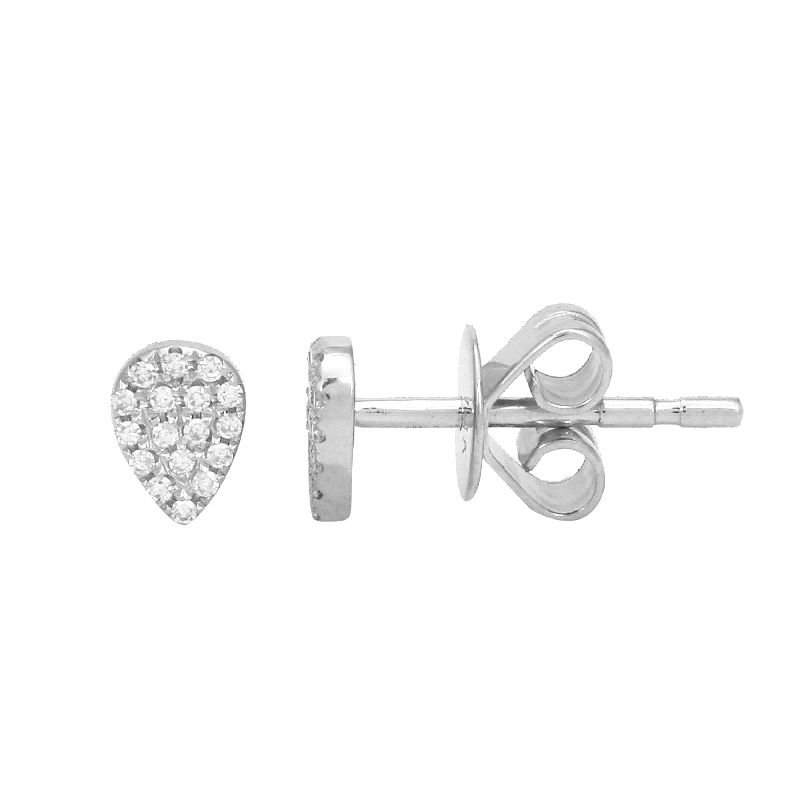 DIAMOND PEAR STUDS