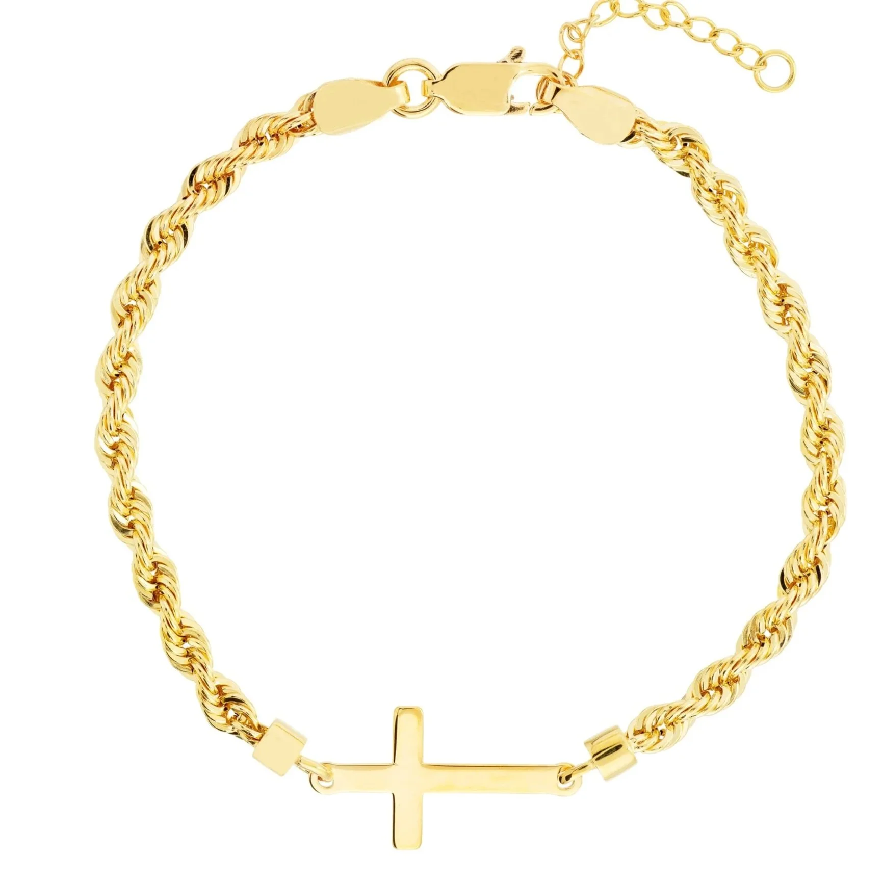 ROPE CROSS BRACELET