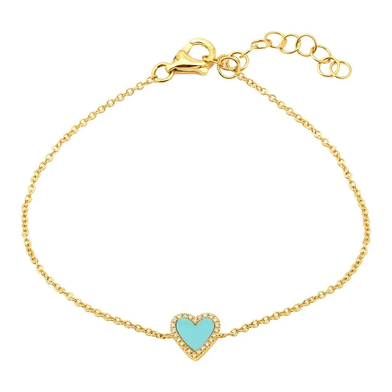 MINI COLORFUL HEART BRACELET