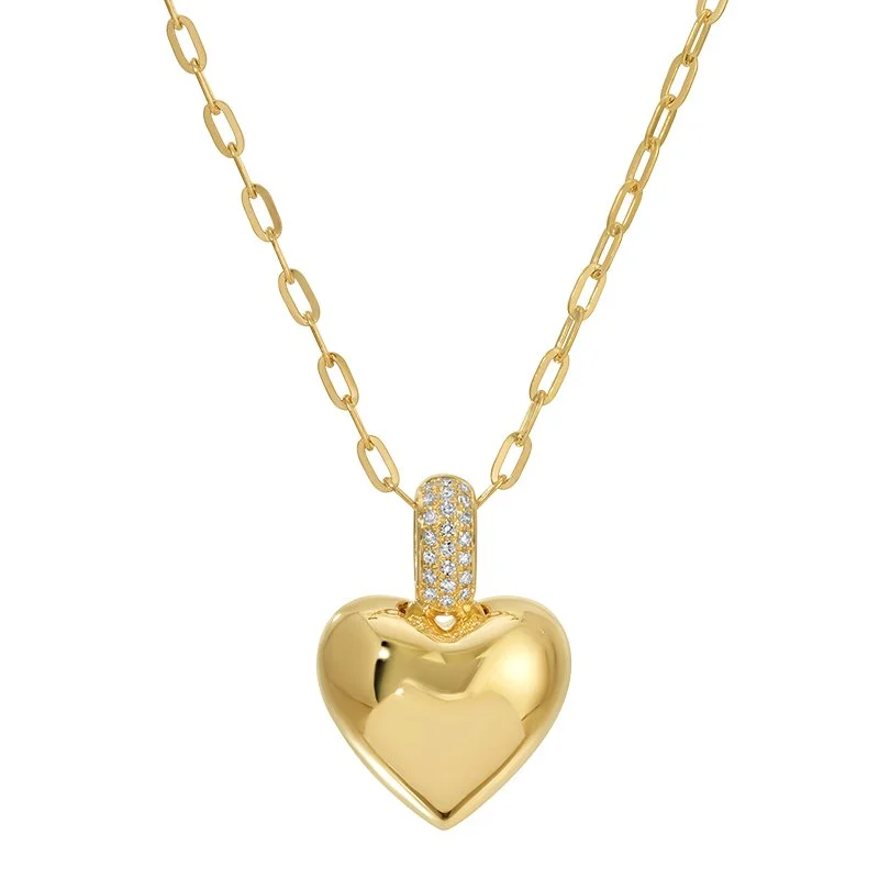 POLISHED HEART NECKLACE