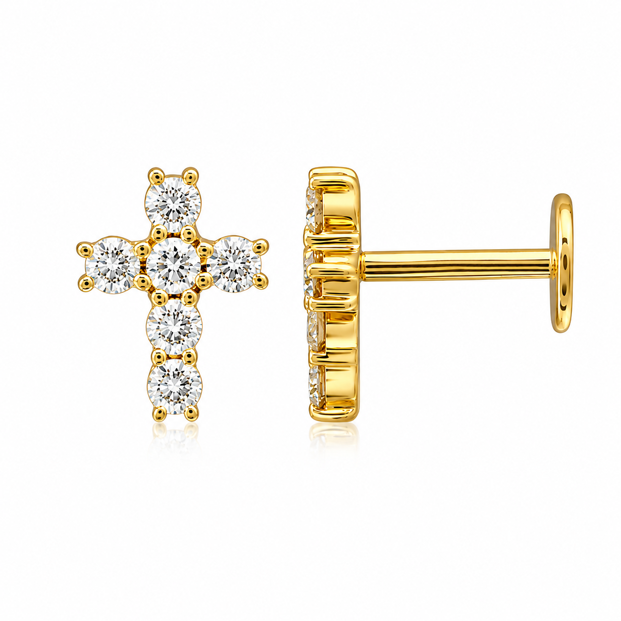 DIAMOND CROSS FLATBACKS