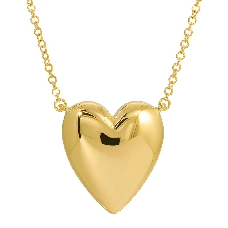POLISHED HEART NECKLACE