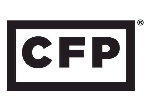 Logo with the letters 'CFP' inside a black rectangle, with a registered trademark symbol.