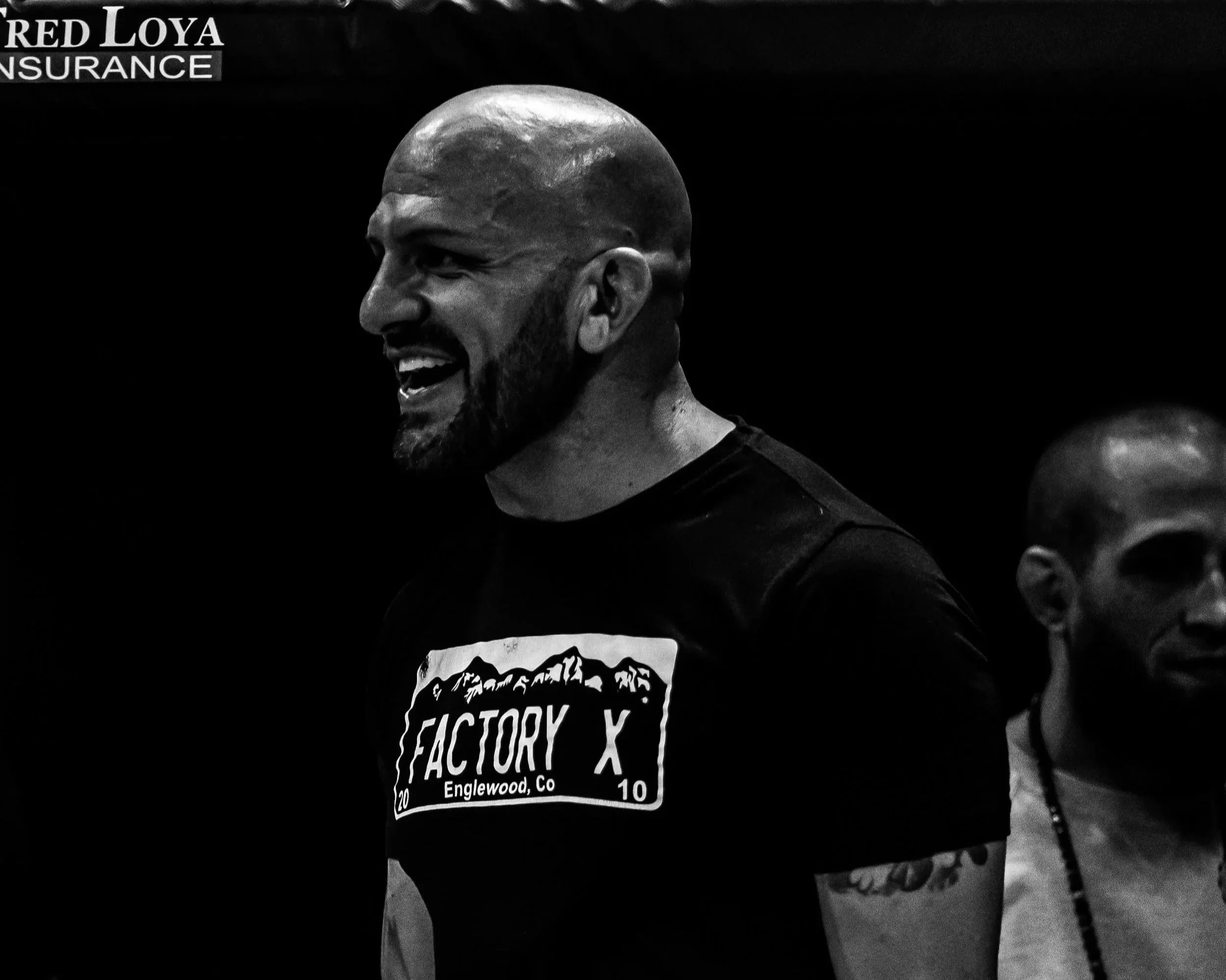 Coach Marc Montoya cage-side.