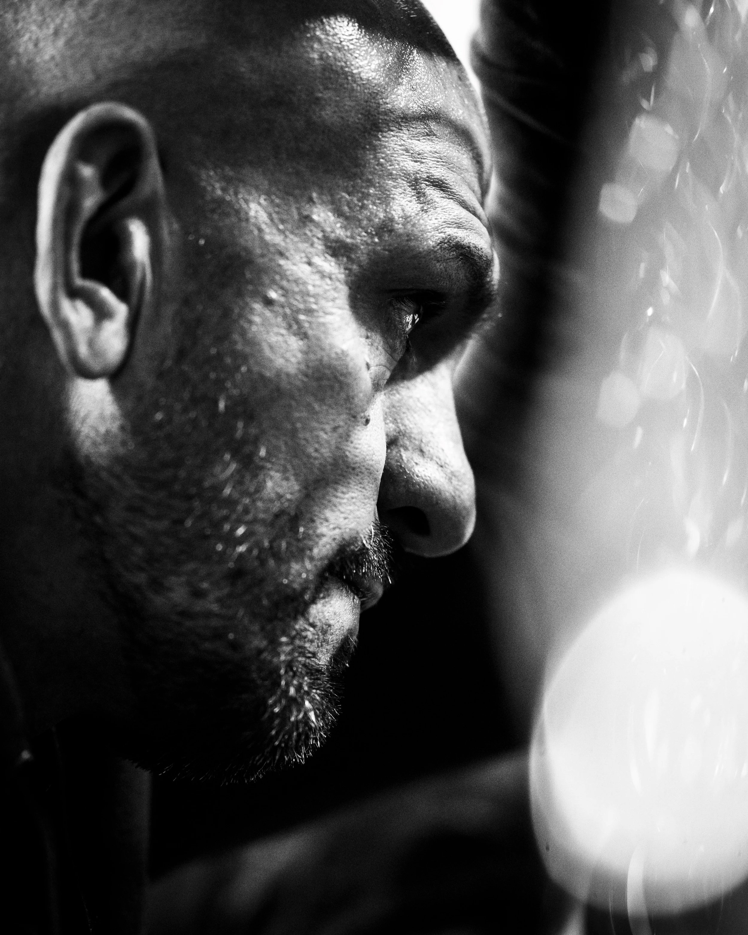 Coach Marc Montoya cage-side at Factory X in Englewood, Colorado taken by Alex Crossland of Fight Dope.