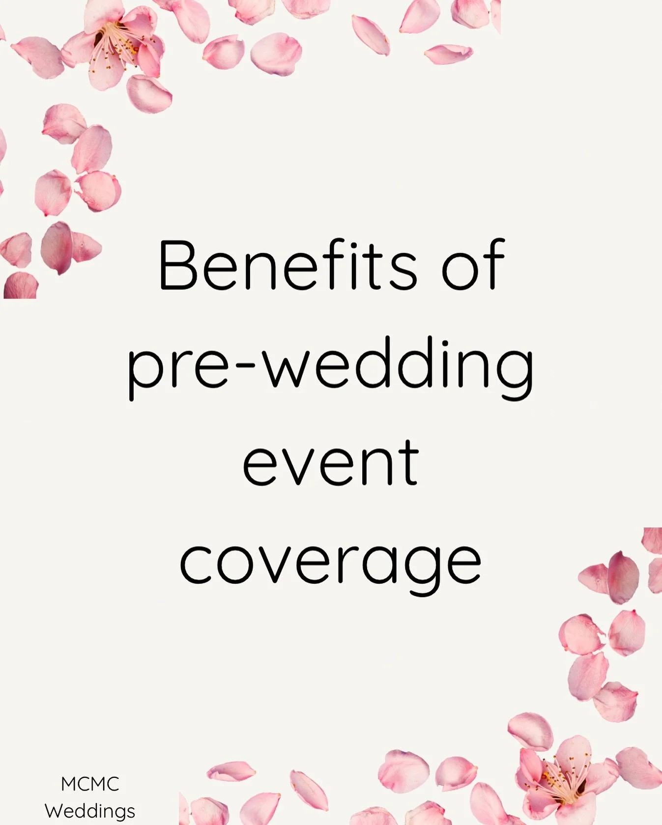 Did you know we also cover your pre-wedding events!

And it&rsquo;s about so much more than just extra content:
💍 Meet your content creator in person before the big day
📸 Get comfortable in front of the camera and ease those nerves
💌 Build connect