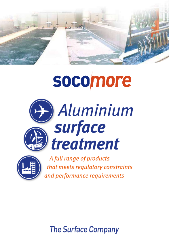 SOCOMORE Aluminium surface treatment