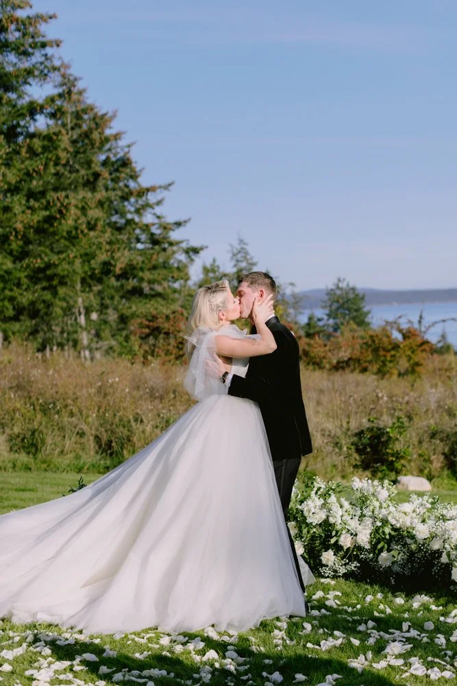 San Juan Island Washington Wedding with Brenna and Brandon at Saltwater Farms