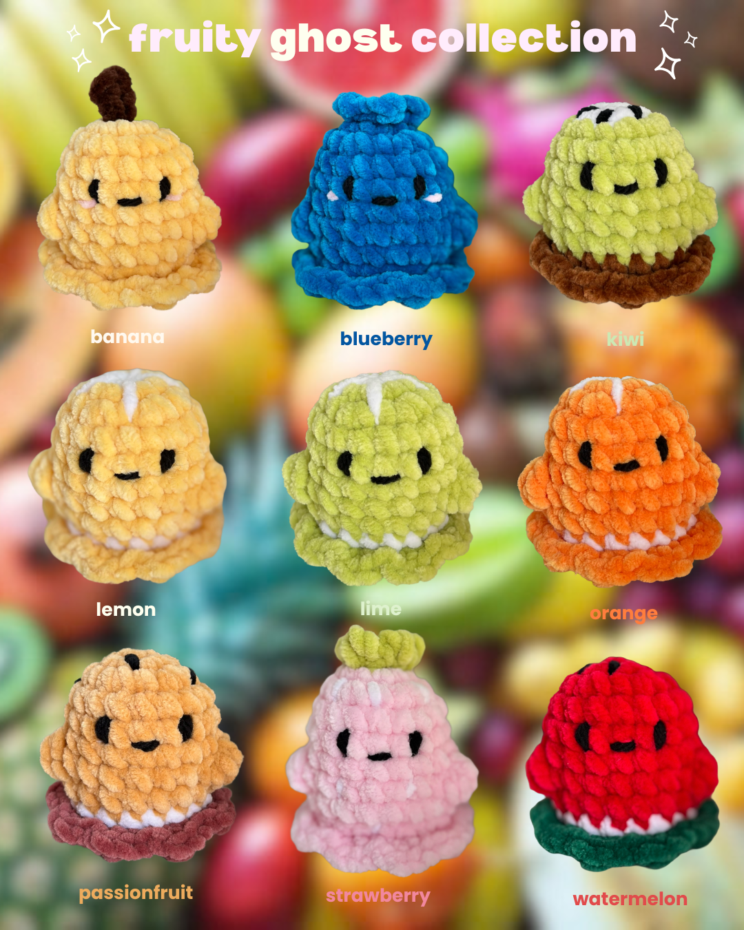 Fruit Ghost Plushie