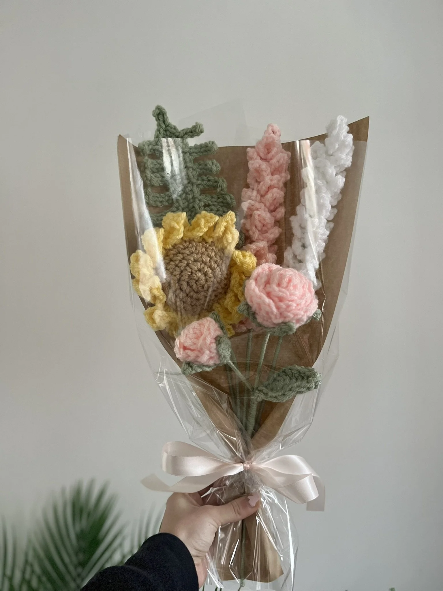 Wrapped Flower Bouquet: Pink Vibes