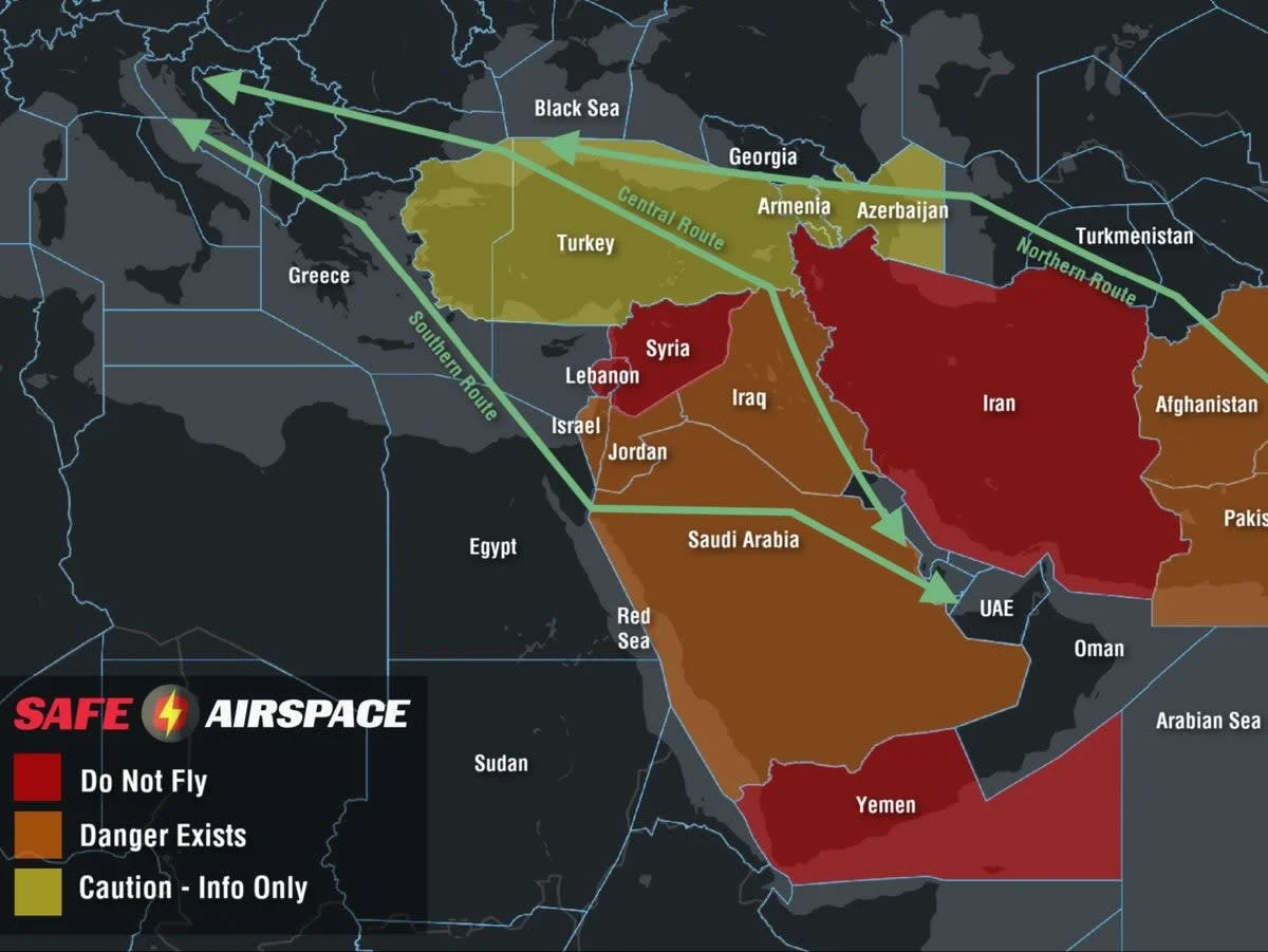 What Current Middle East Military Activity Could Mean for U.S. Business Aviation
