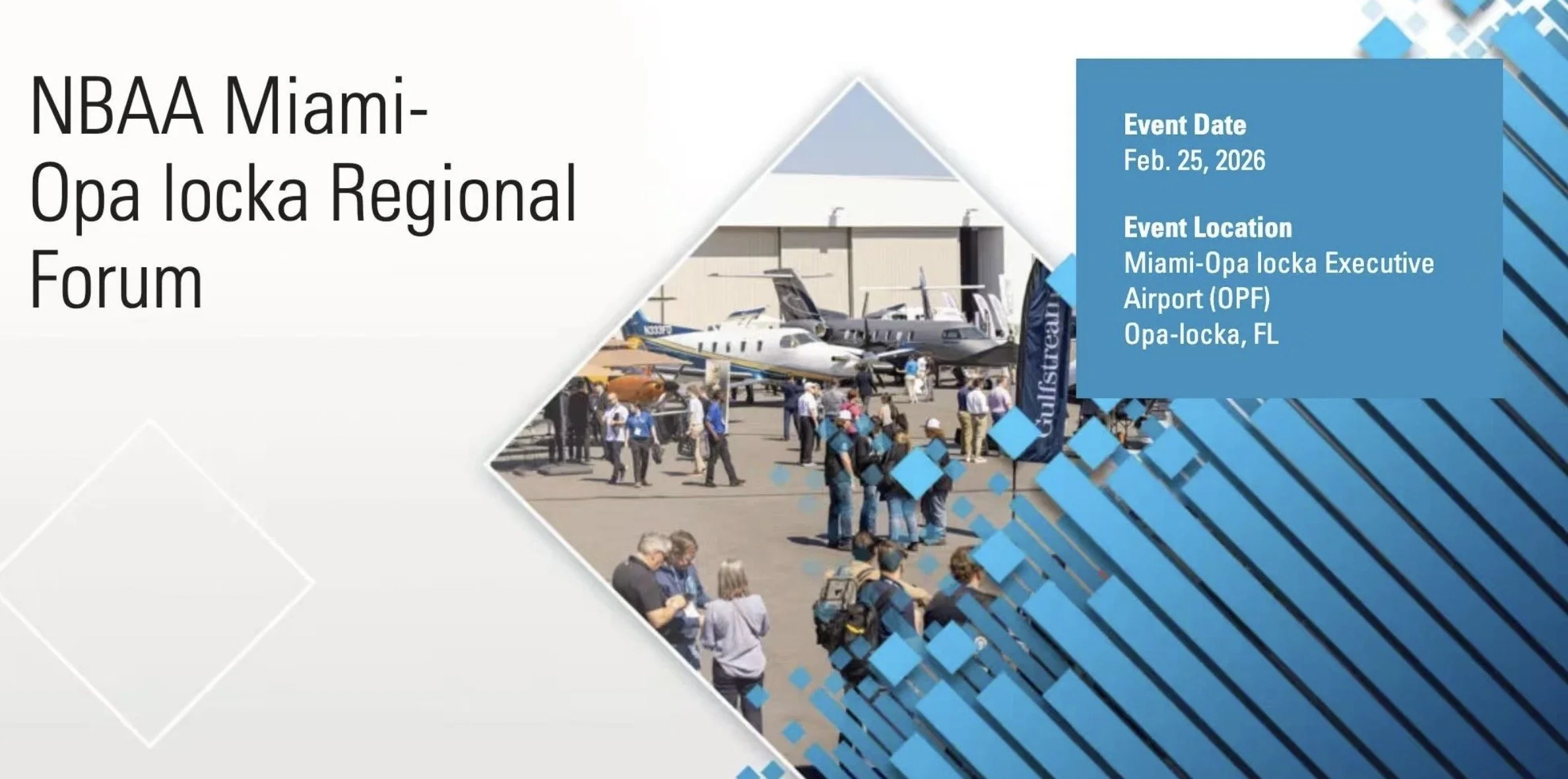 On the Ramp at NBAA Opa-locka: Airplanes, Handshakes, and Great Conversations