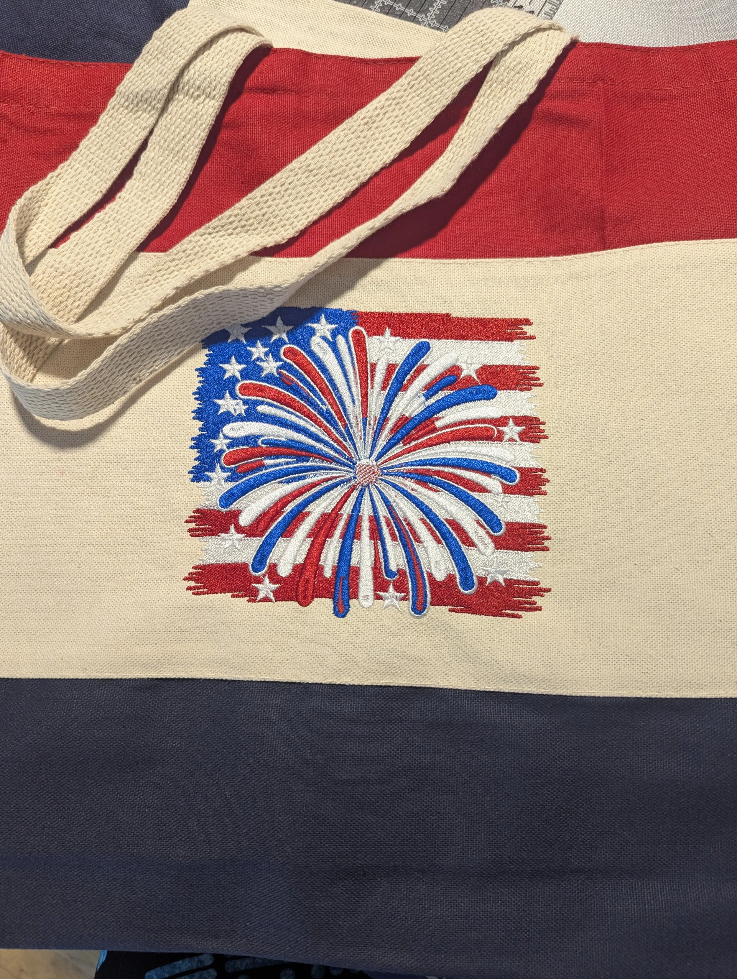 US Patriotic Tote Bag