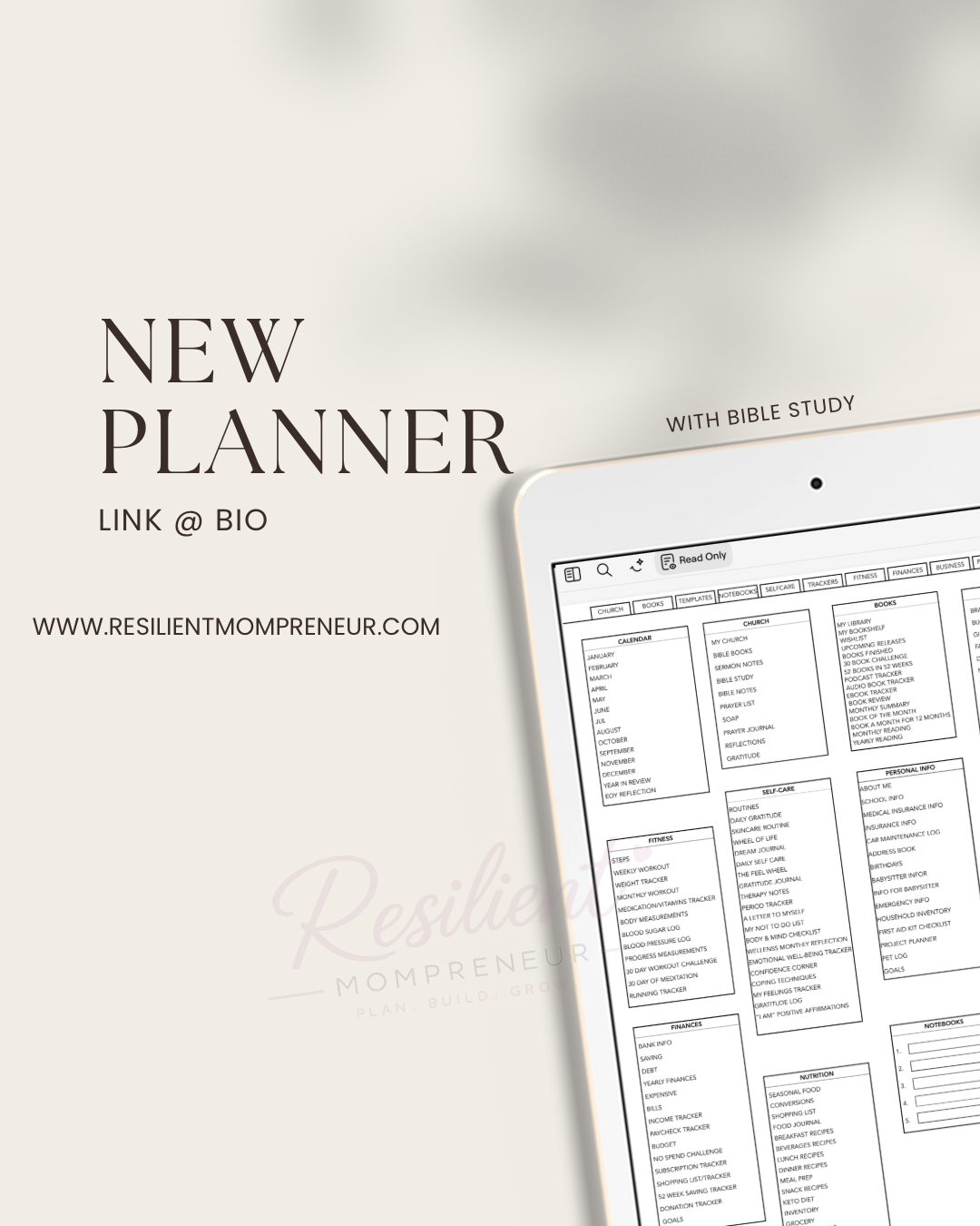 Life Planner with Bible Study