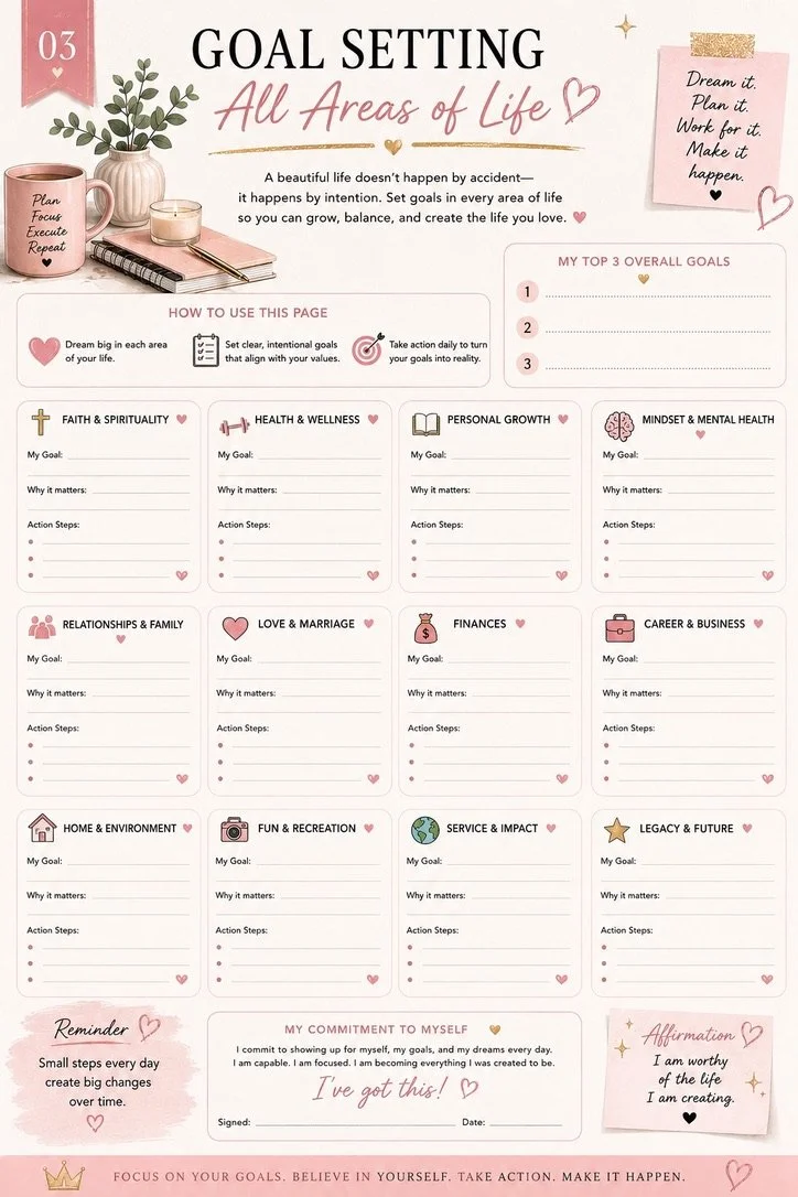 Goal Setting Printable