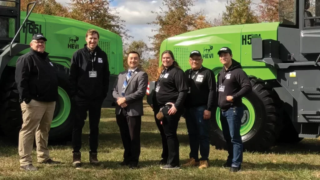 A team photo of the HEVI staff helping out at the event.