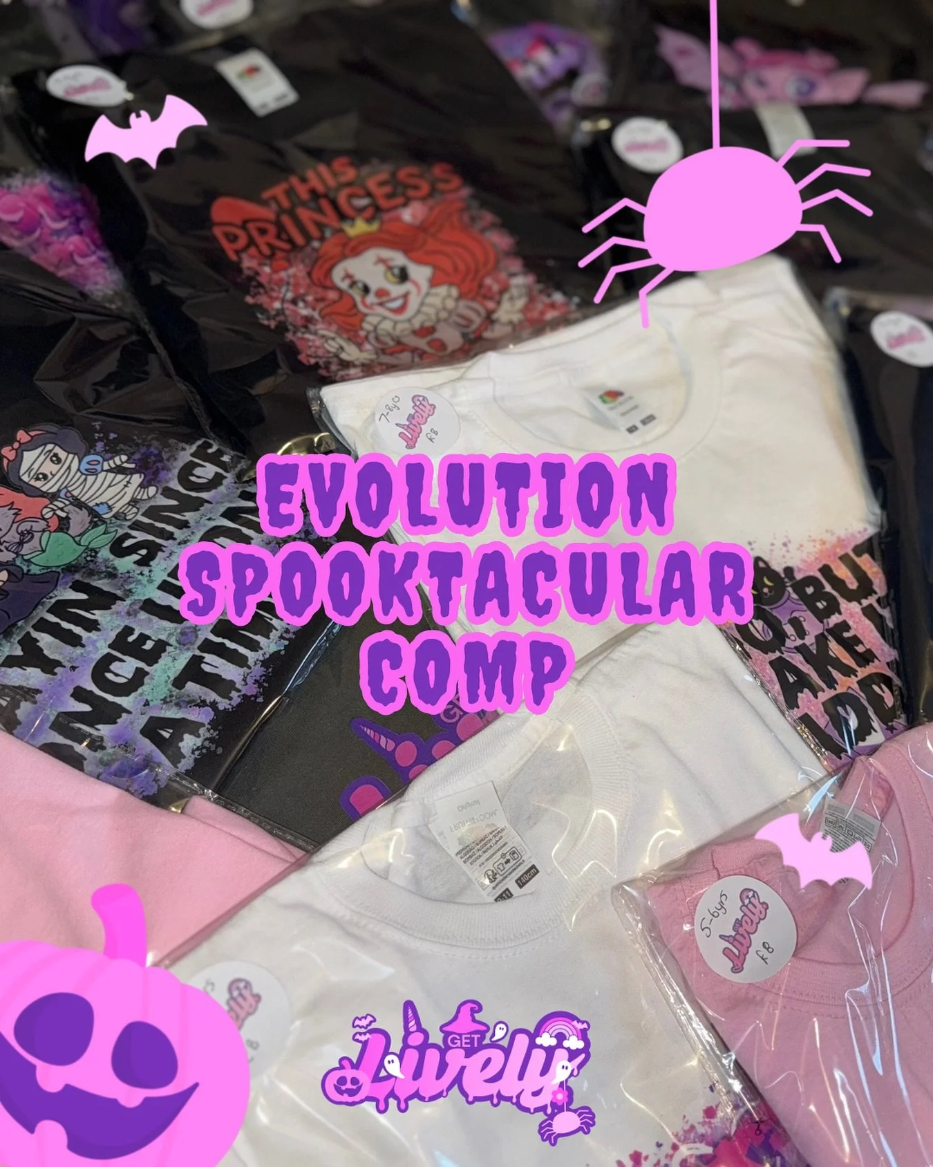 Evolution Spooktacular Comp ✨🎃
~ @evolutiondance_competitions 

What a week .. a few days ago I didn&rsquo;t think I would be able to pull together everything for 2morrow but ITS DONE and with the help of my gran coming my stall is going on 💜🙌🏻

