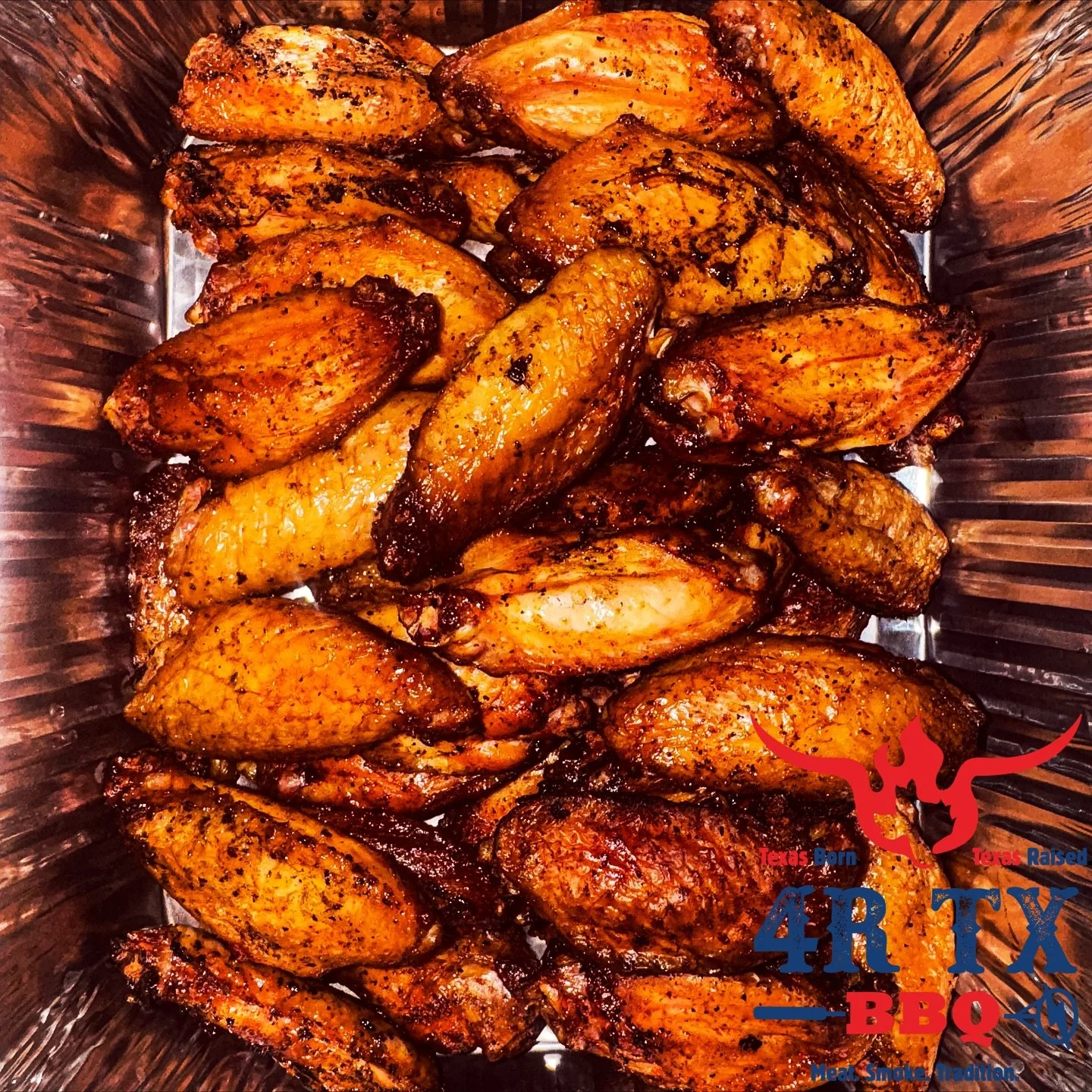 Not fried. Not sauced up. Just straight smoke and flavor. 🍗🔥 Let us take care of the cooking &mdash; DM us to order your wings (or other meats) today! #4RTXBBQ #STXBBQ #FireJockey #GulfCoastSmoke