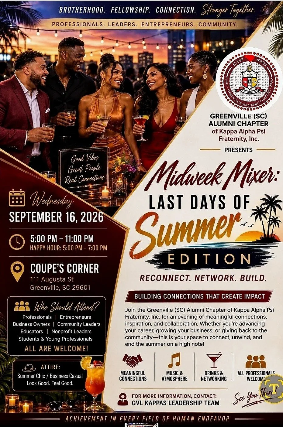 Midweek Mixer : Last Days of Summer Edition! 