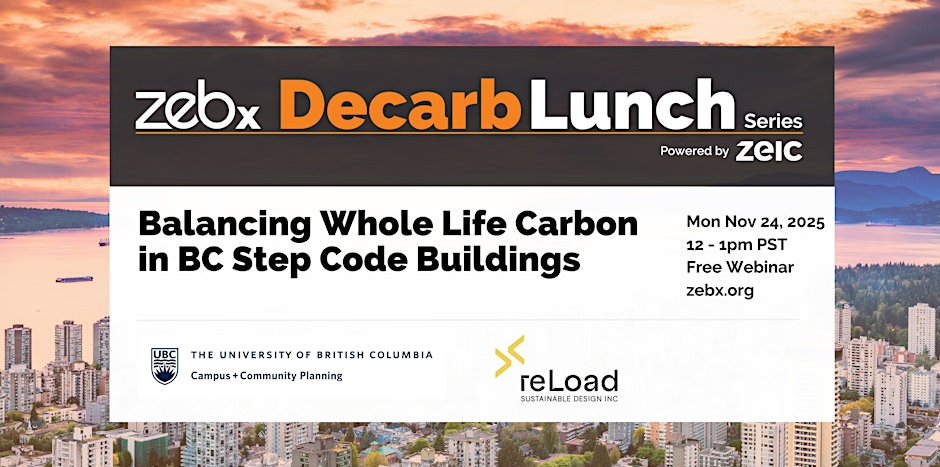 Balancing Whole Life Carbon in BC Step Code Buildings-webinar replay