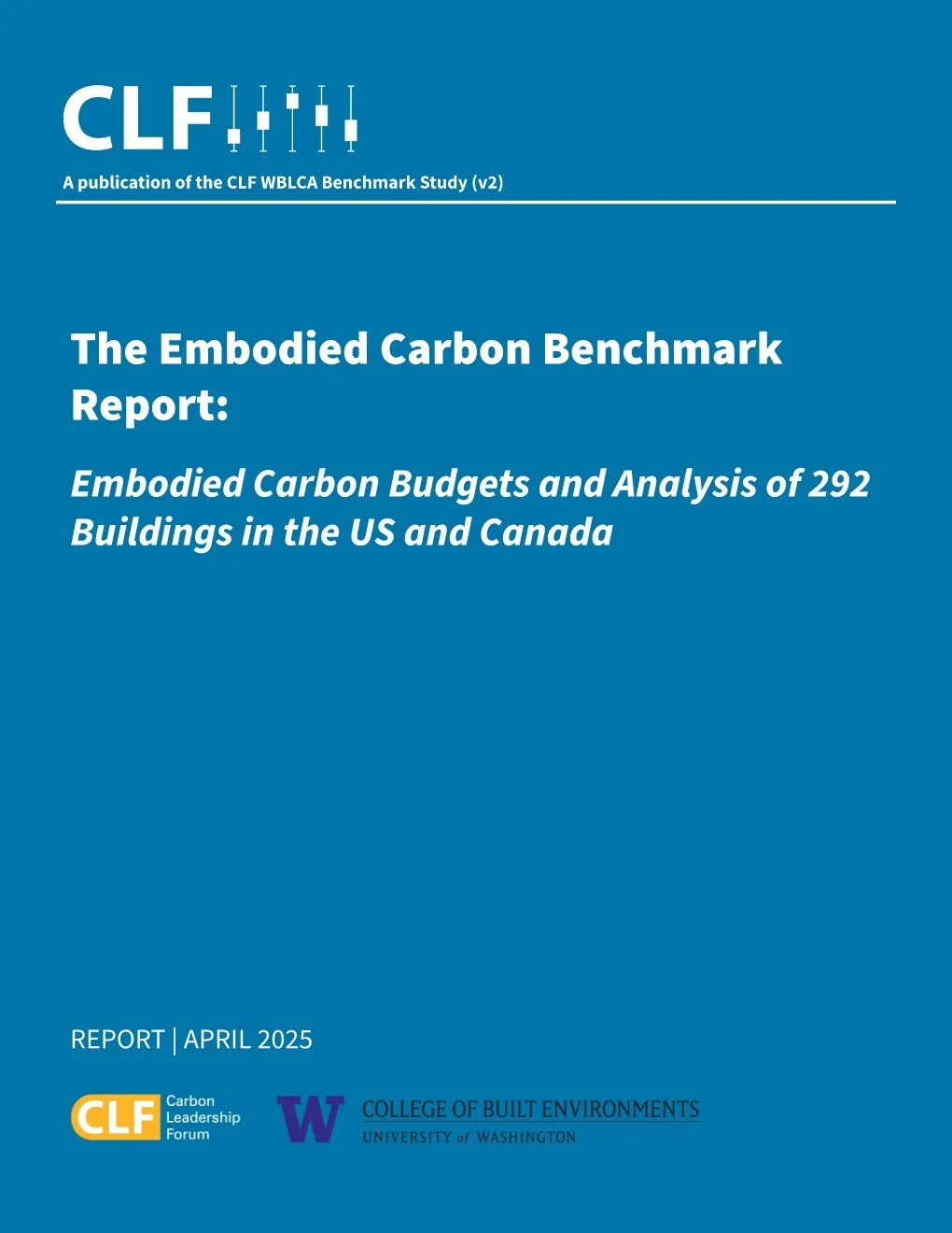 CLF Embodied Carbon Benchmarking Report Published