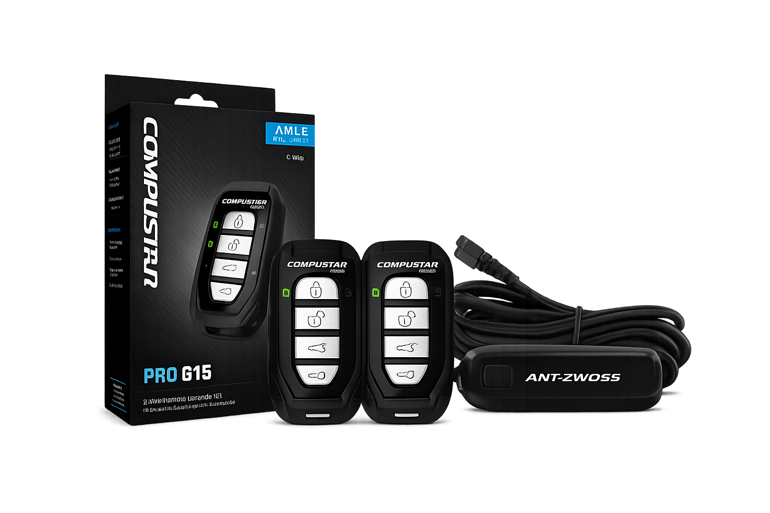 Compustar PRO 2WG15 SS – 2-Way Remote (Most Domestic Vehicles)