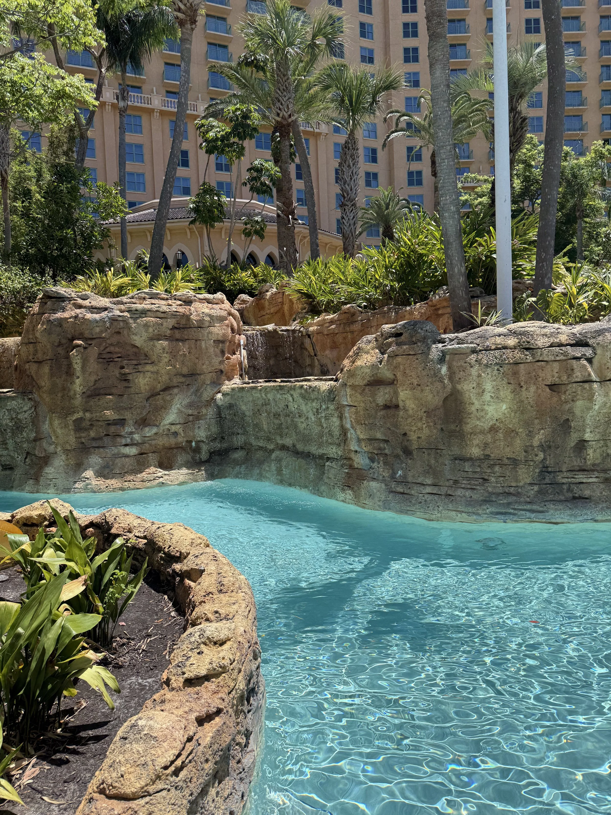 Lazy river pool at JW Marriott Grande Lakes in Orlando FL
