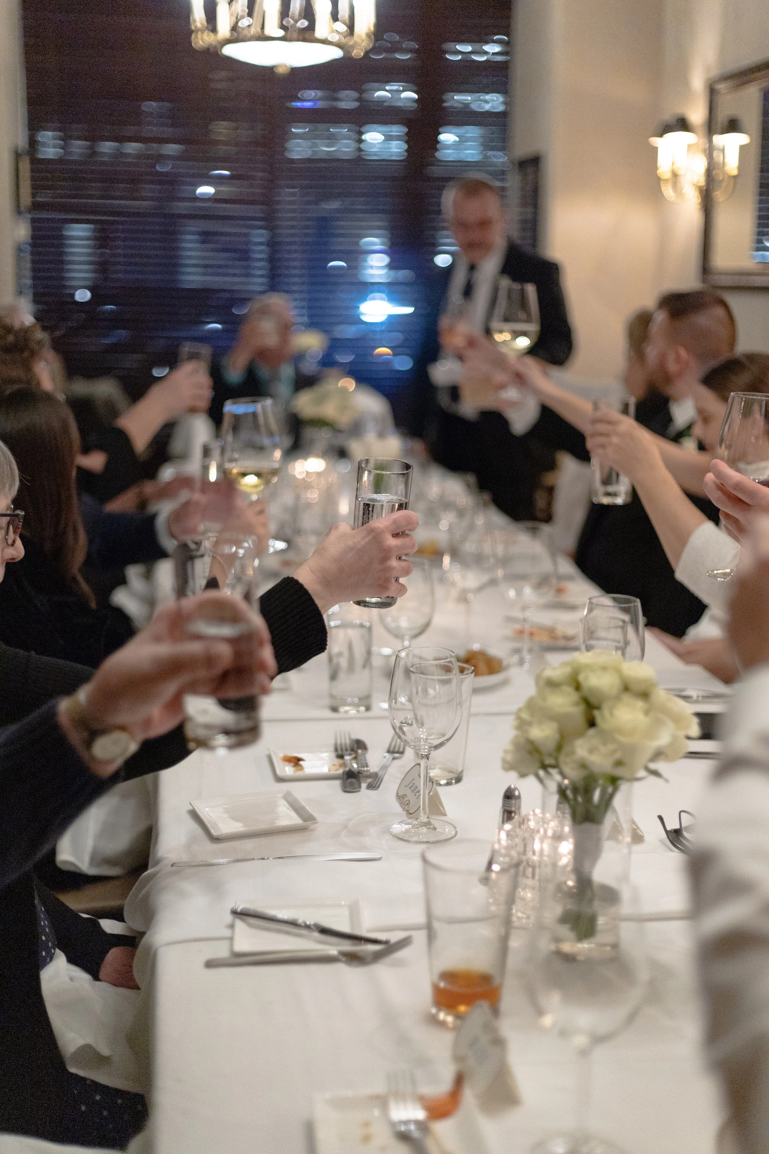 Capturing memories of a rehearsal dinner for Milwaukee wedding