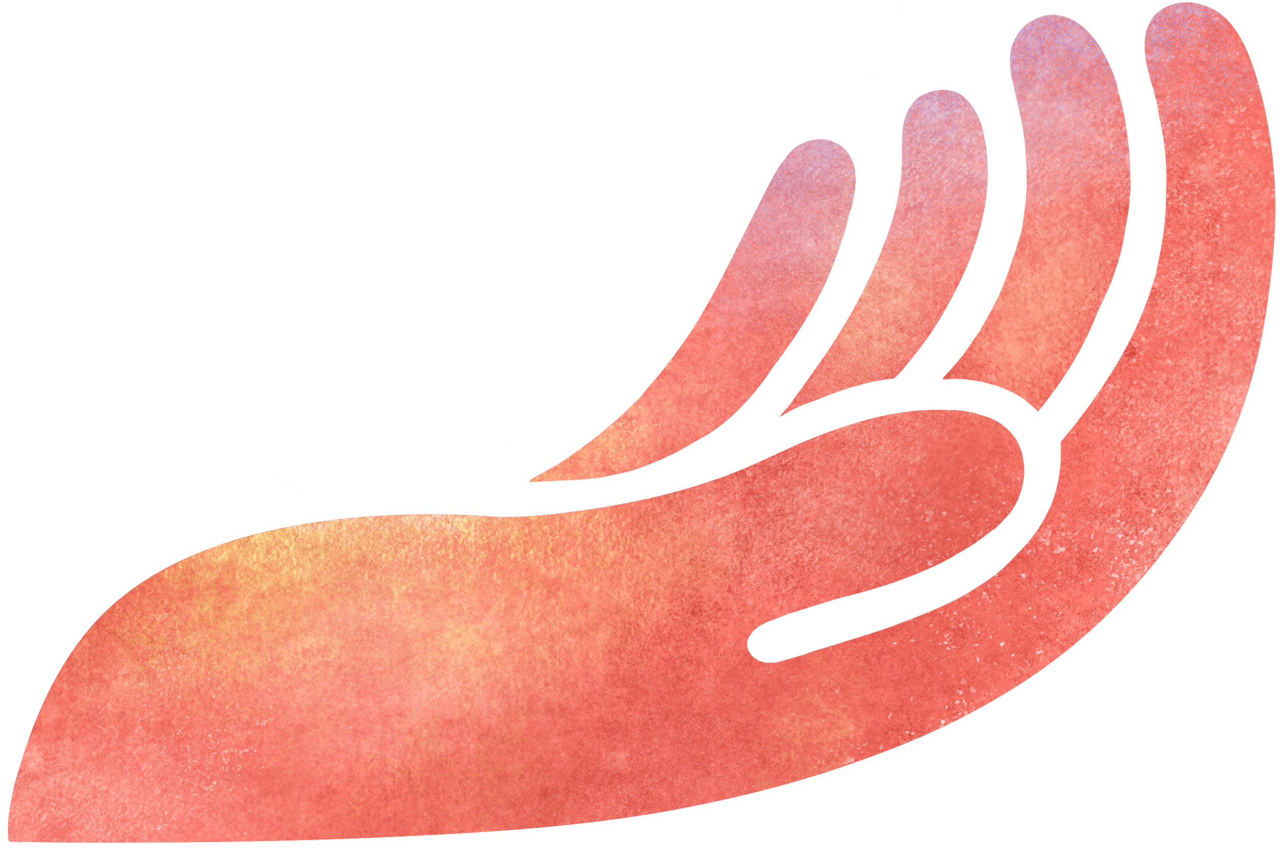 Hand extended symbolizing giving and support for Bliss Wellness Collective nonprofit.