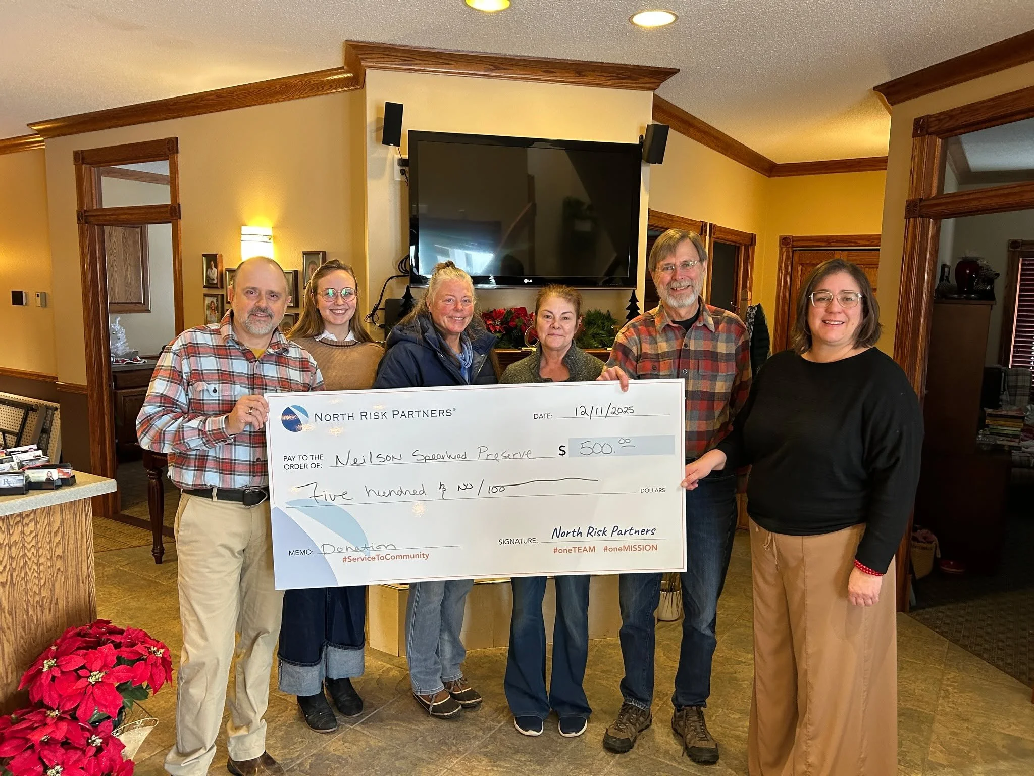 Thank you, North Risk Partners!

We are deeply grateful to North Risk Partners for their generous $500 donation in support of the Neilson Spearhead Nature Preserve.

This gift is especially meaningful because it comes from a team that has already giv