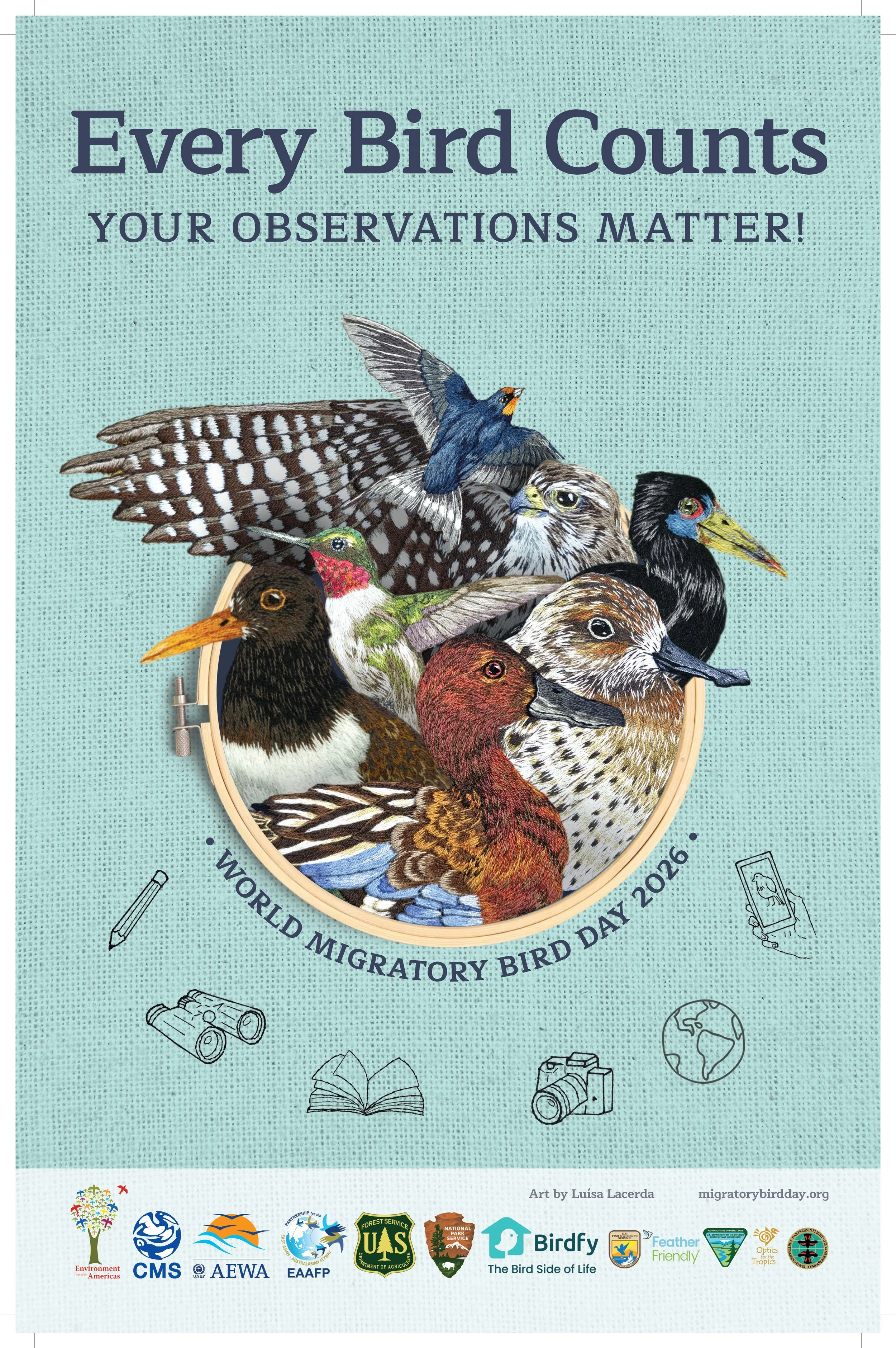 Walk on the Wild Side: A World Migratory Bird Day Bird Walk