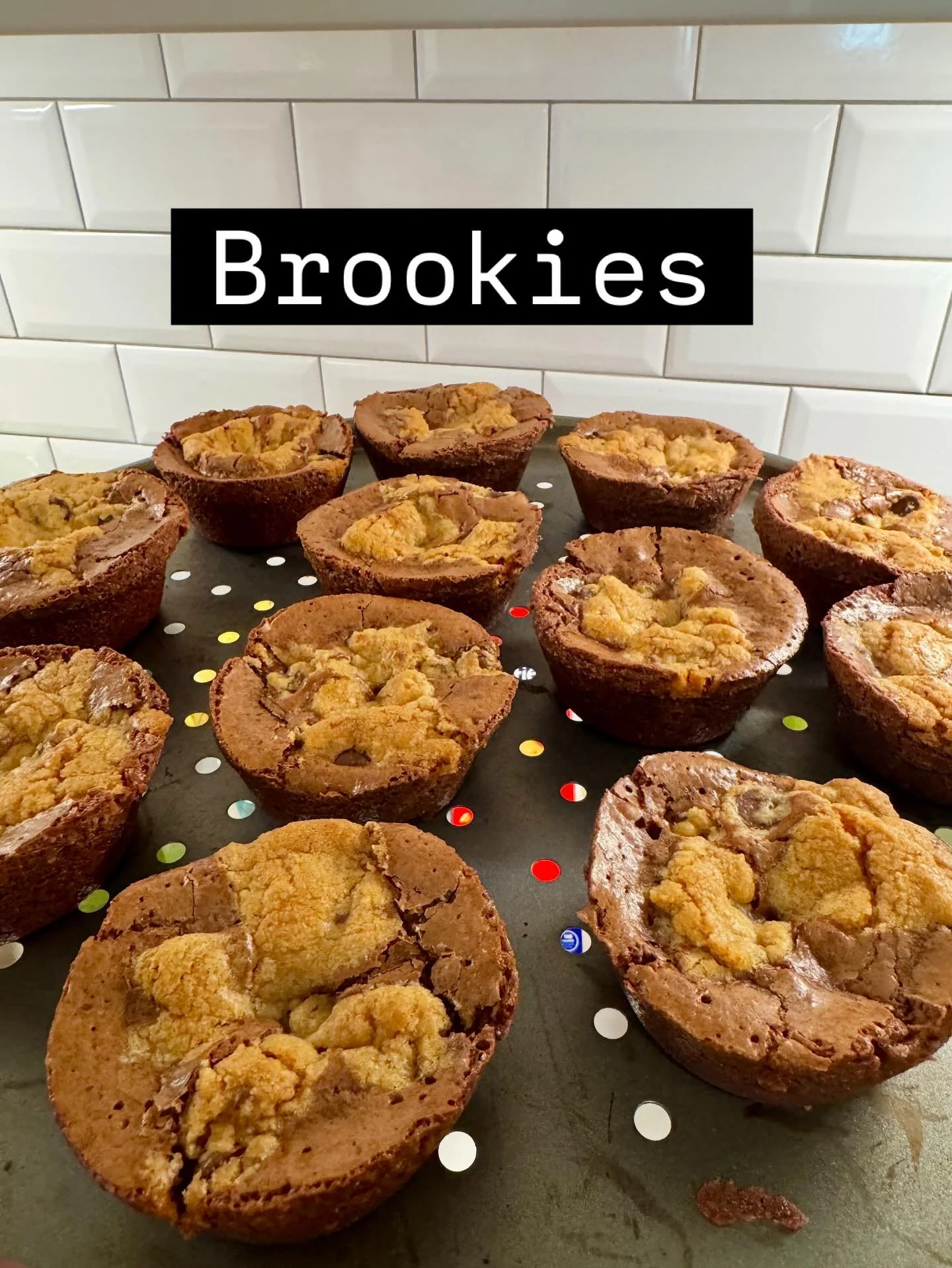 When the kids ask for brownies stuffed with my Chocolate Chip Cookies&hellip; #brookie