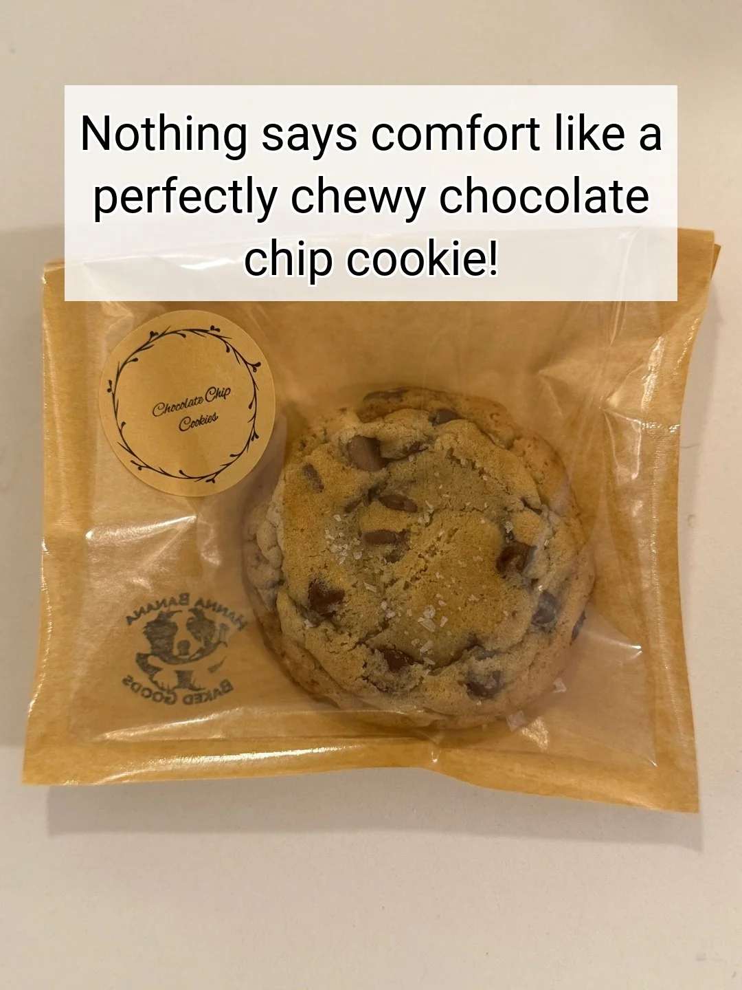 Nothing says comfort like a perfectly chewy chocolate chip cookie!