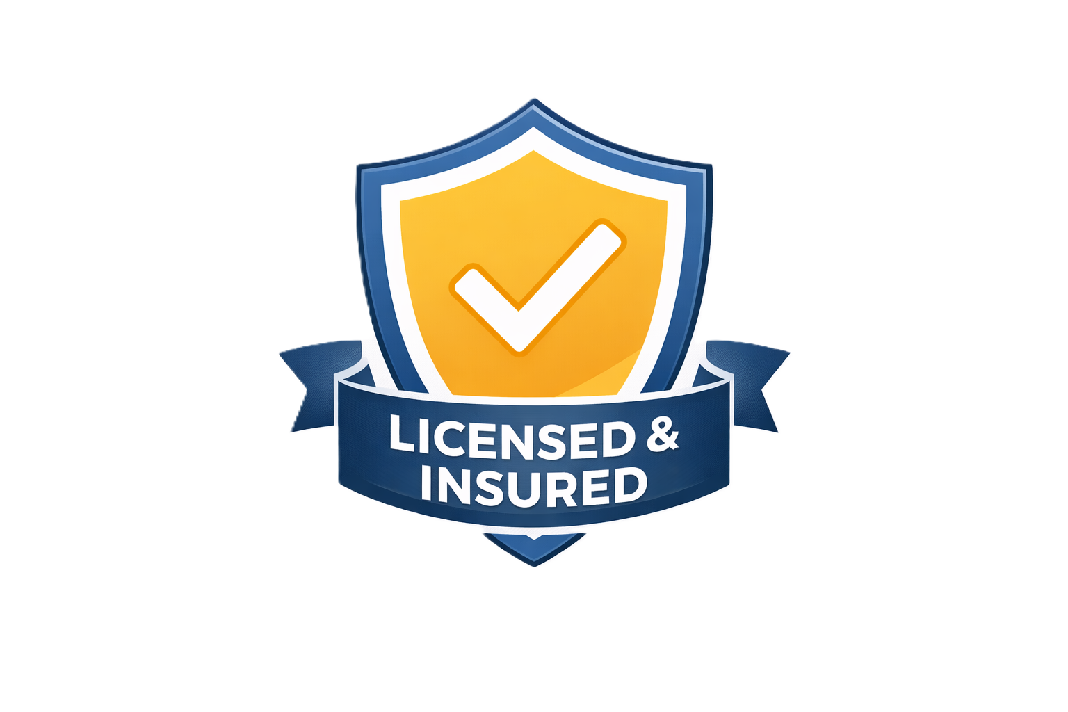 Licensed and insured automotive locksmith service badge