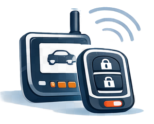 Key fob programming device used to program a car remote